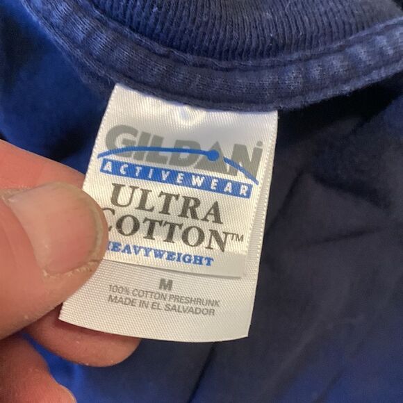 OLD GUYS RULE, Harlow design, crop top T, medium, cotton by golden - Picture 6 of 7